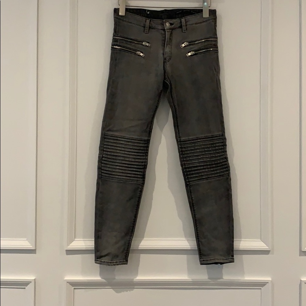 Grey Motto Jeans (mid rise)